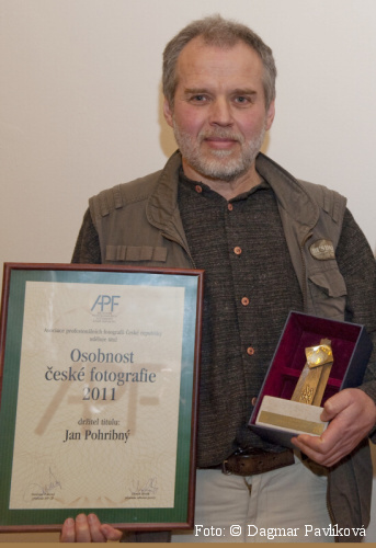 Osobnost české fotografie 2011 - Jan Pohribný, foto: © Dasgmar Pavlíková Osobnost české fotografie 2011 - Jan Pohribný, foto: © Dasgmar Pavlíková