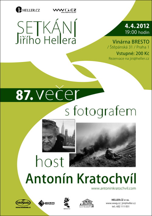 Večer s fotografem - host Antonín Kratochvíl Večer s fotografem - host Antonín Kratochvíl