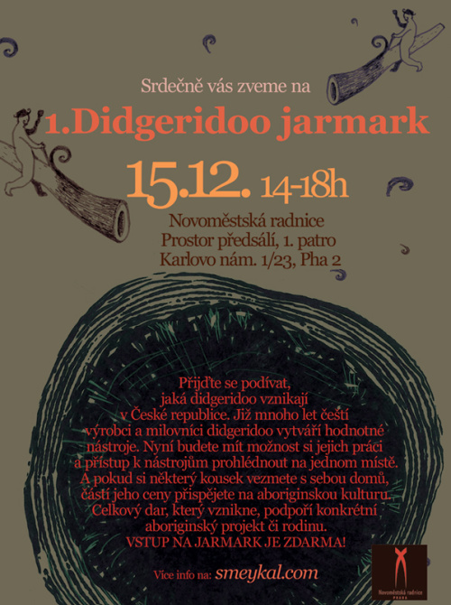 Vánoční koncerty Ondřeje Smeykala 2019 - didgeridoo a gongy